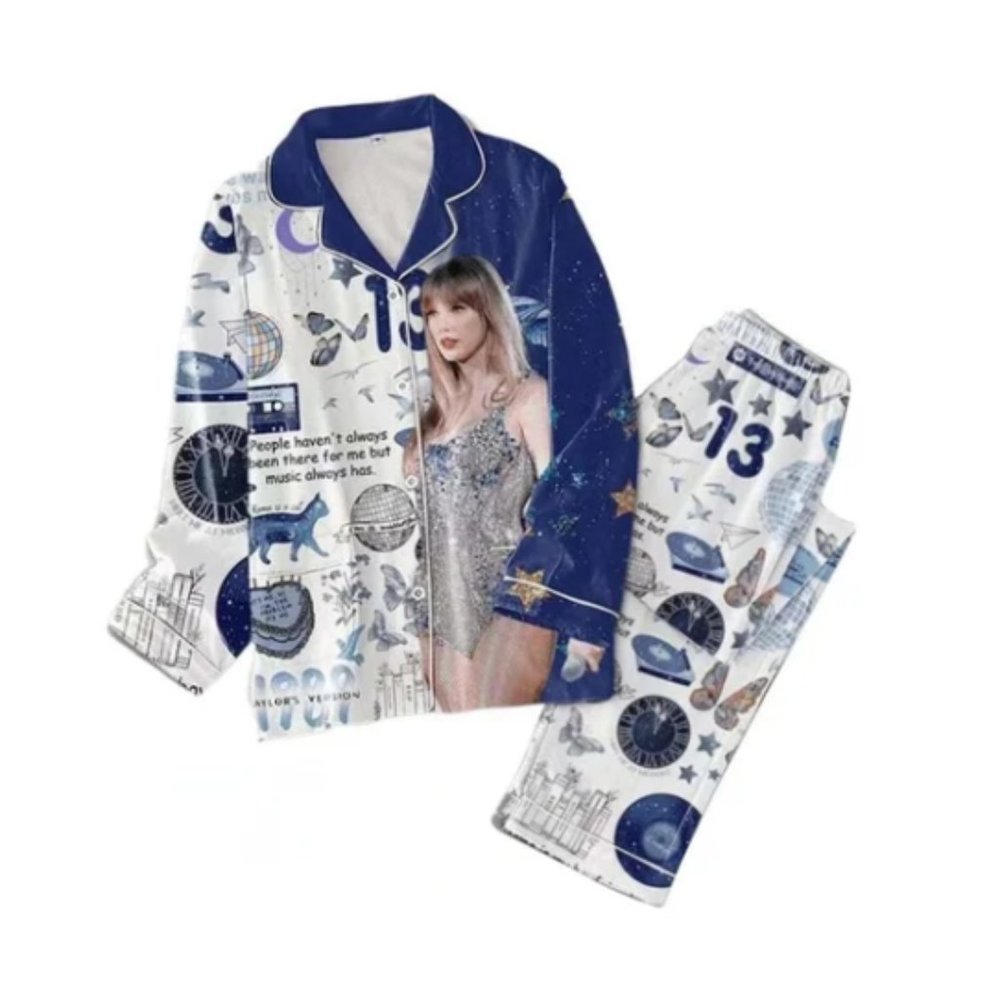 Kids Taylor Swift themed Pjs Girls size 10/11 NEW